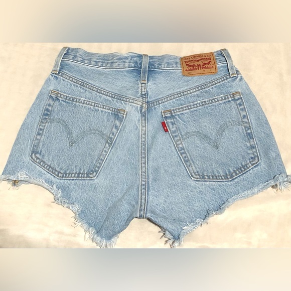 Levi's Pants - Levi's Blue Jean Shorts Distressed Cutoff Style